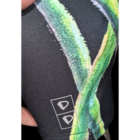 Debbie Dannheisser Flower Series Fine Art High Waist Leggings Size Medium - Picture 4 of 12